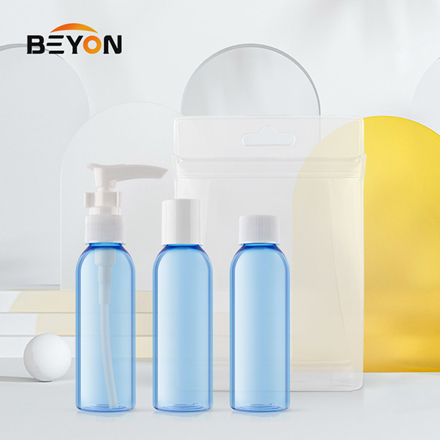 3pcs Travel Bottles Containers Travel Bottle Kit Set for Toiletries and Makeup with Travel Bag