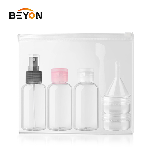 Travel Cosmetic Packing Bottle Kit Custom Travel Bottle Set Plastic Travel Bottles