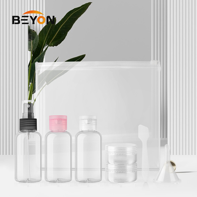 Travel Cosmetic Packing Bottle Kit Custom Travel Bottle Set Plastic Travel Bottles