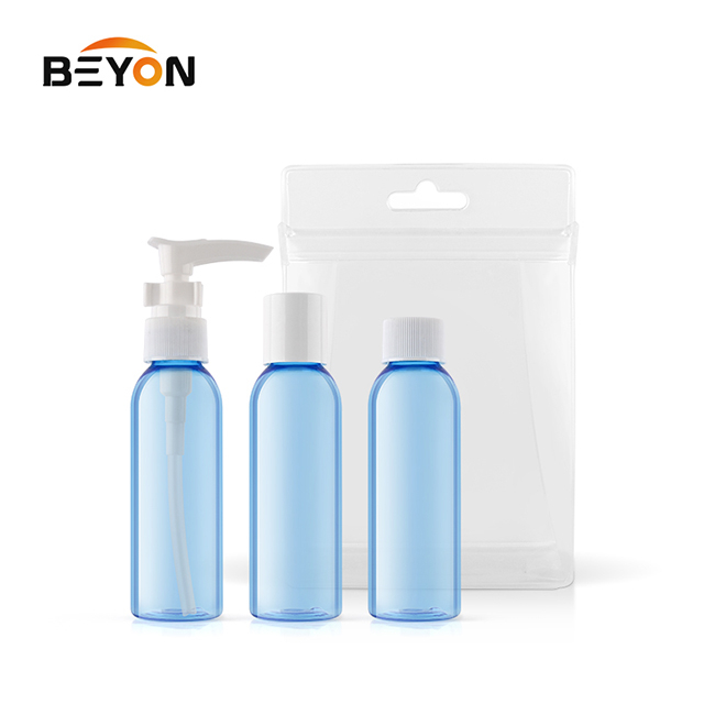 3pcs Travel Bottles Containers Travel Bottle Kit Set for Toiletries and Makeup with Travel Bag