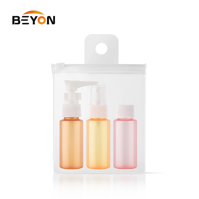 small clear plastic travel bottle and jar set plastic travel bottle kit