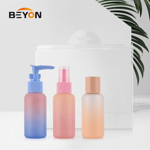 travel set travelling bottle sets facoroty price Mini travel bottle set for cosmetic packaging 
