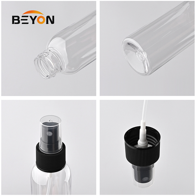 2pcs plastic empty bottle packaging travel set