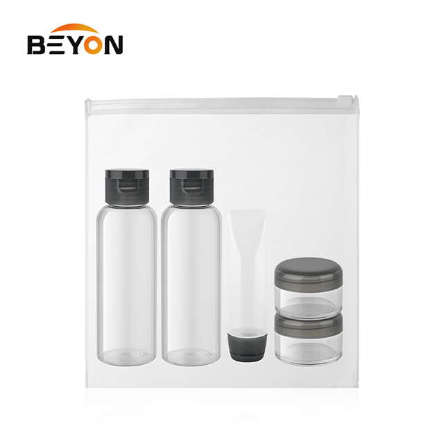Wholesale Proper Price Travel Bottle Set For Cosmetic Packaging, Plastic Travel Set Cosmetic Container, Travel Kit
