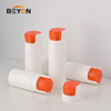 Vacuum Lotion Pump Bottle Custom Printing Rotating Airless Cosmetic Bottles