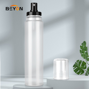 Plastic Luxury 180 Ml Pet Packaging Cosmetic Bottle With Pump Sprayer