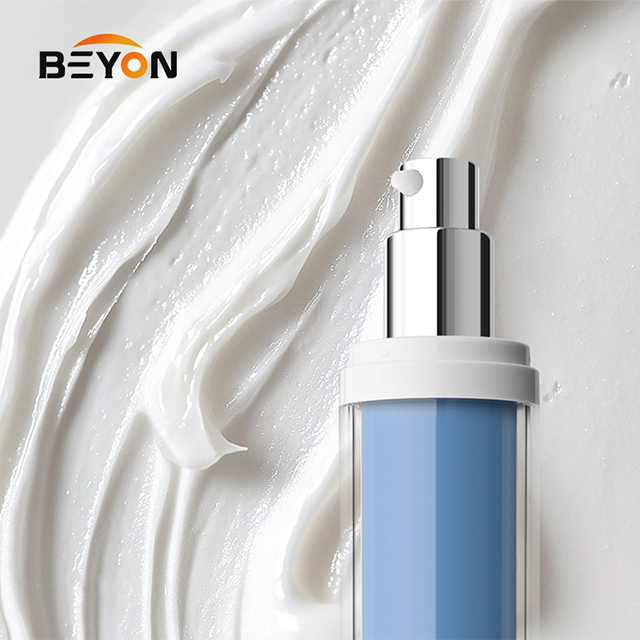 15ml 30ml 50ml Refillable Double Wall MS Airless Lotion Bottle for Serum with Pump