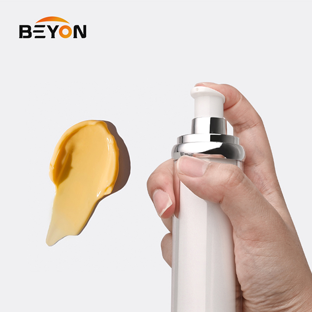 Customizable 15/30/50ml AS PP Plastic Cosmetic Packaging Lotion Serum Shampoo Airless Bottle with Airless Pump