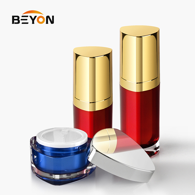 Eco-Friendly Skin Care Cream Cosmetics 15ml 30ml 50Ml Jar Acrylic Lotion Thick wall Jar