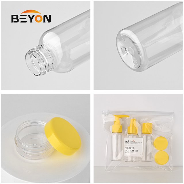 Gift Empty Portable Travel Bottle Kit Plastic Travel Bottle and Travel Cans Cosmetics 50Ml Pet Lotion Shampoo Container