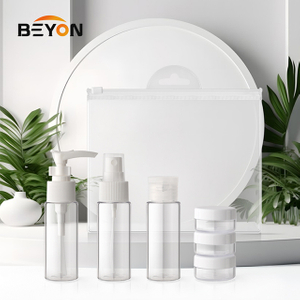Leak-Proof Toiletry Containers Cosmetic Travel Cosmetic Packing Bottle Kit Custom Travel Bottle Set Plastic Travel Bottles