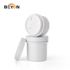 PET Plastic 120Ml 200Ml Empty Skincare Handcream Body Round Cream Jar Container for Food Cosmetics With White Lid
