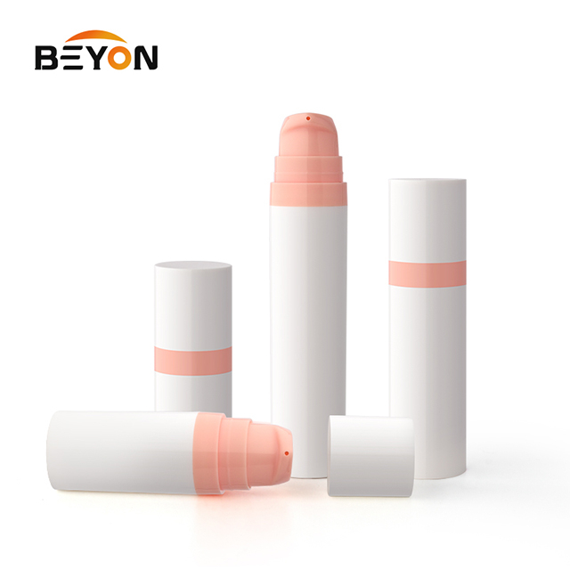 5ml 10ml 15ml 25ml PP Airless Pump Spray Bottle Empty Cosmetic Skin Care Packaging Plastic Seal Screen Printing Capacity