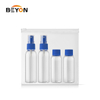 LOW MOQ 50ml 65ml portable travel bottle set cosmetic