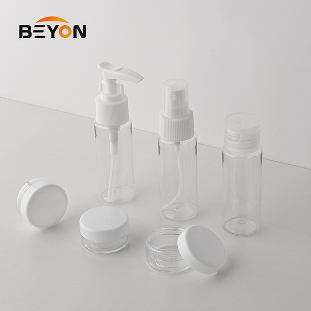 Leak-Proof Toiletry Containers Cosmetic Travel Cosmetic Packing Bottle Kit Custom Travel Bottle Set Plastic Travel Bottles