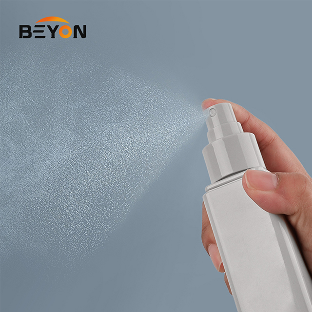 Customized Size Logo Color 100ml PET Plastic Chemical Cleaning Spray Bottle Custom Alcohol Trigger Spray Bottle