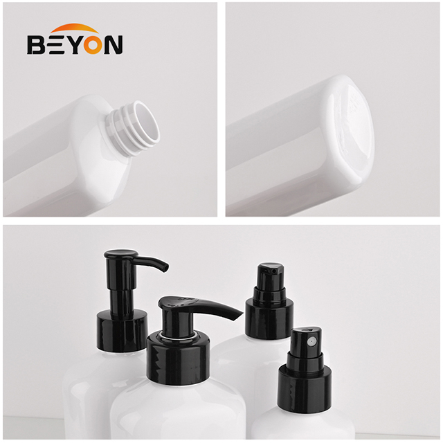 Custom 100ml 150ml 250ml 260ml PET bottle with Lid and Pump Screen Printed for Perfume Lotion Cream Spray Bottle