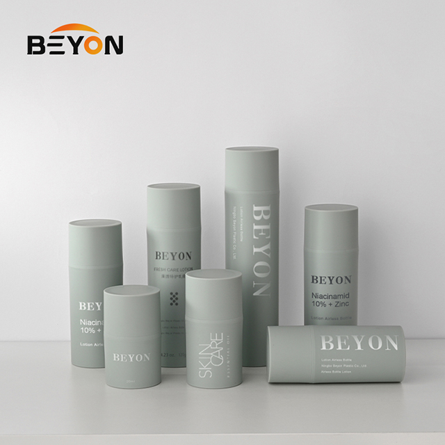 Plastic Packaging Cosmetic Container Body Cream Airtight Screw Cap Airless Pump Lotion Bottle