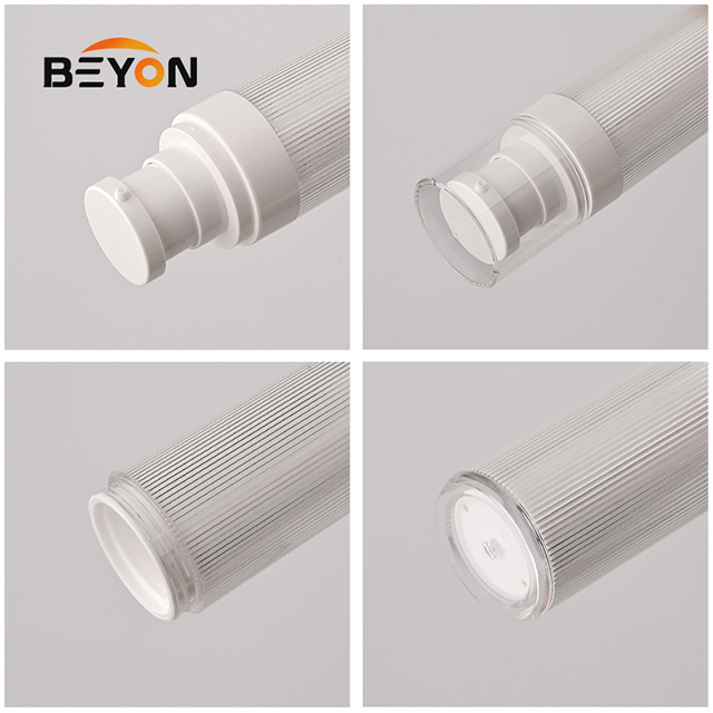 Luxury Skin Care Bottles Twist Airless Pump Bottle 15ml 30ml 50ml Acrylic Airless Pump Bottle for Cosmetic Lotion Cream