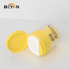 50ml AS PP Plastic Eco Friendly Luxury Empty Body Skincare Cosmetic Airless Cream Yellow Jars for Face Cream