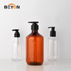 High-End 200ml 265ml 300ml 510mlPET Plastic Pump Bottle for Hotel Shampoo 500ml Bottle for Lotion Milk Shower Gel
