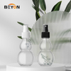 Manufacturer Customized 100ml PET Transparent Special-Shape Plastic Bottle with Pump Seal Irregular Bottle Body 