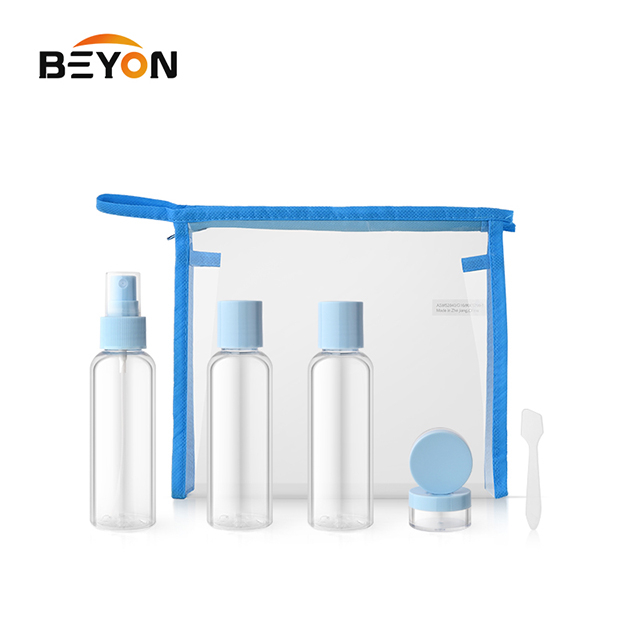 5pcs Travel Bottles Containers Travel Bottle Kit Set for Toiletries and Makeup with Travel Bag