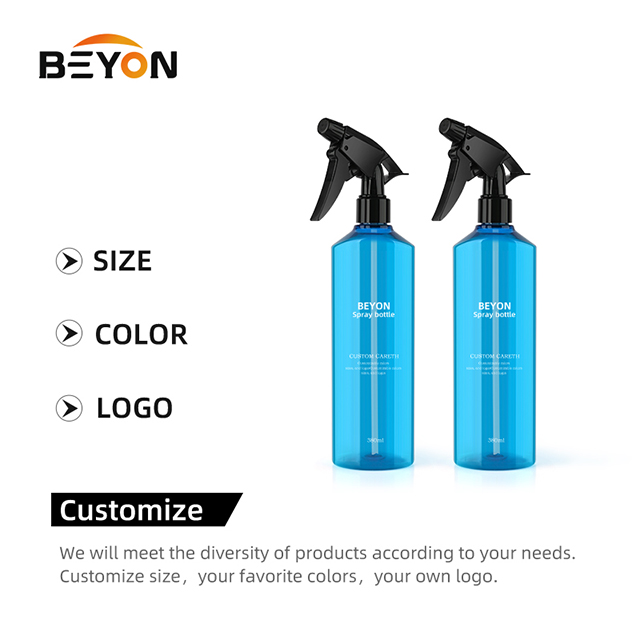 Empty Plastic Spray Bottles For Cleaning Solutions Heavy Duty With Pump Head Sprayer Stream For Chemical Wate