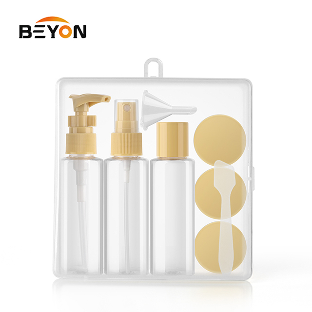 Cosmetic Travel Cosmetic Packing Bottle Kit Custom Travel Bottle Set Plastic Travel Bottles