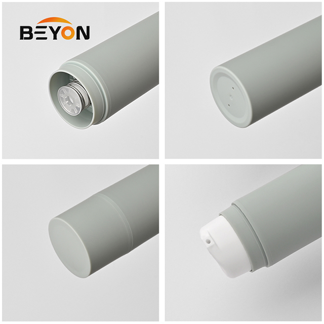 Plastic Packaging Cosmetic Container Body Cream Airtight Screw Cap Airless Pump Lotion Bottle