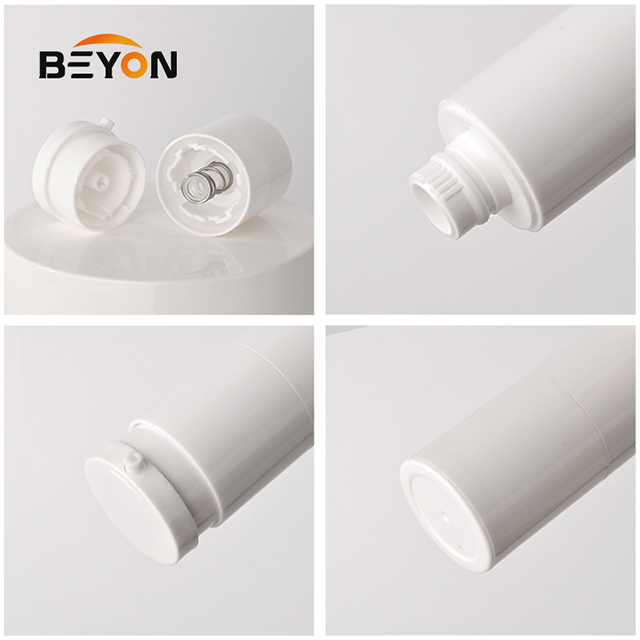 15ml 30ml 50ml plastic airless bottle PP bottle with lotion pump cosmetic lotion vacuum bottle