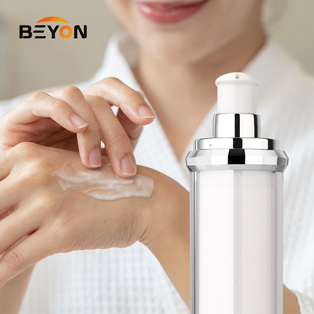 Custom logo AS PP Luxury Cosmetic Shampoo Sunscreen Body Care Lotion 15ml 30ml 50ml Airless Serum Pump Bottle