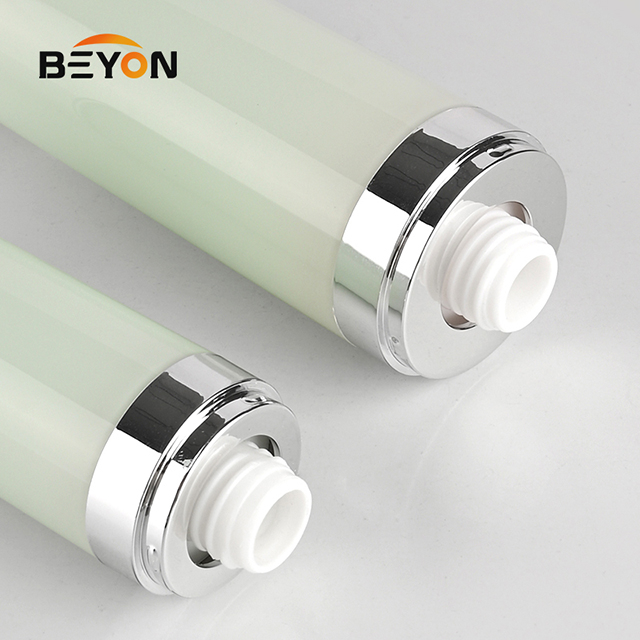 Round Plastic Acrylic Luxury Cosmetic Cream jar Lotion Pump Bottle pump cosmetic bottle 