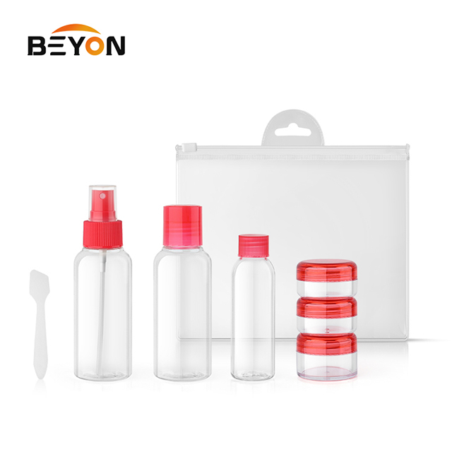 Promotional Gifts Plastic Travel Bottle Set Cosmetic Lotion Shampoo Travel Kits