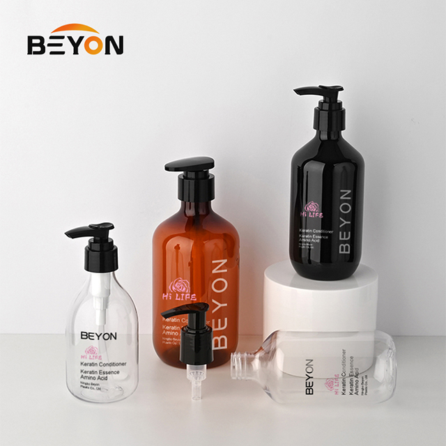 High-End 200ml 265ml 300ml 510mlPET Plastic Pump Bottle for Hotel Shampoo 500ml Bottle for Lotion Milk Shower Gel