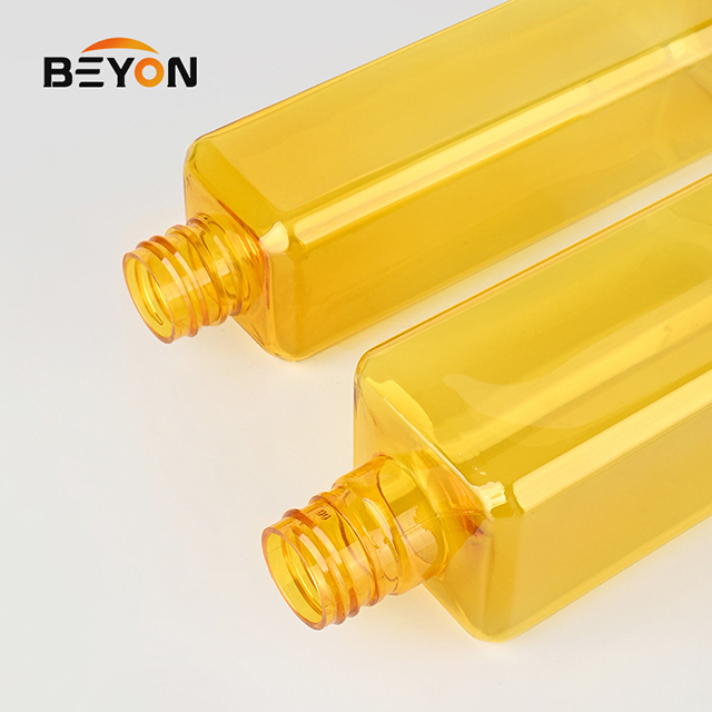 Manufacturer customized 250ml pet square Body Lotion Shampoo Plastic packaging pump bottle