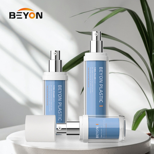 15ml 30ml 50ml Refillable Double Wall MS Airless Lotion Bottle for Serum with Pump