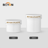 PET Plastic 120Ml 200Ml Empty Skincare Handcream Body Round Cream Jar Container for Food Cosmetics With White Lid