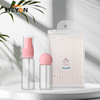 Customized 2pcs Plastic Empty Bottle Set Toiletry Containers Kit Refillable Portable Travel Bottle Set for Cosmetic