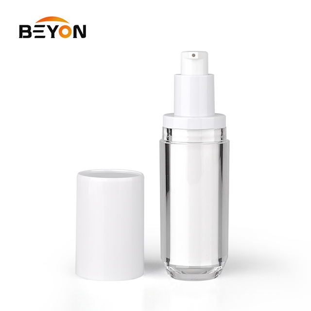 20ml 30ml 50ml Acrylic Cosmetic Packaging Customized Color Airless Bottle 