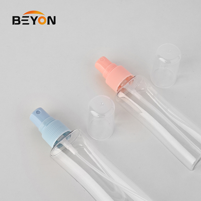 Factory Direct Sales of 60ml Transparent PET Waist-cinching Plastic Bottle High-end Little Waist Perfume Lotion Essence Bottle