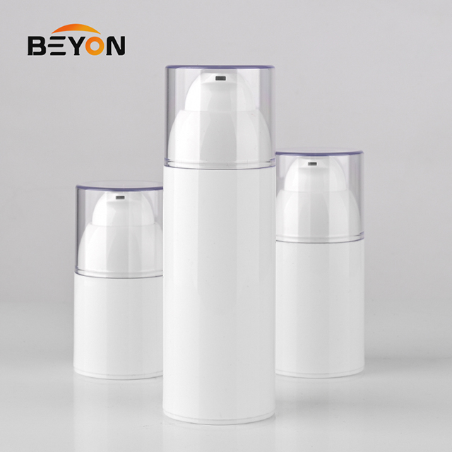 Best selling 30ml 50ml 100ml airless pump bottle recycled screw pp airless pump bottle wholesale