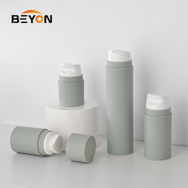 Plastic Packaging Cosmetic Container Body Cream Airtight Screw Cap Airless Pump Lotion Bottle