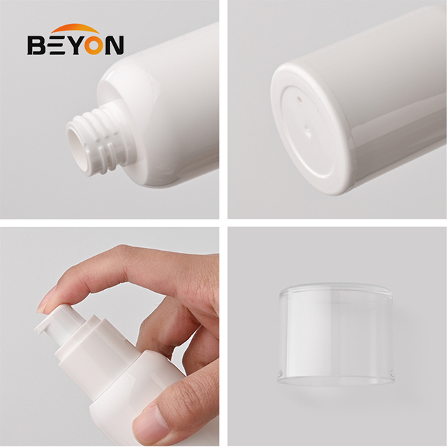 30ml 50ml Empty Airless Foundation Cream Bottle PCR PP Airess Lotion Pump Container Refillable Cosmetic Airless Bottles