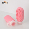 Portable Outdoor Reusable Squeeze Lotion Bottle Silicone Brush-Shaped Refill Travel Dispenser Bottle 