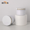PET Plastic 120Ml 200Ml Empty Skincare Handcream Body Round Cream Jar Container for Food Cosmetics With White Lid