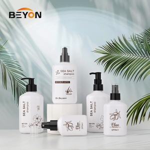 Custom 100ml 150ml 250ml 260ml PET bottle with Lid and Pump Screen Printed for Perfume Lotion Cream Spray Bottle
