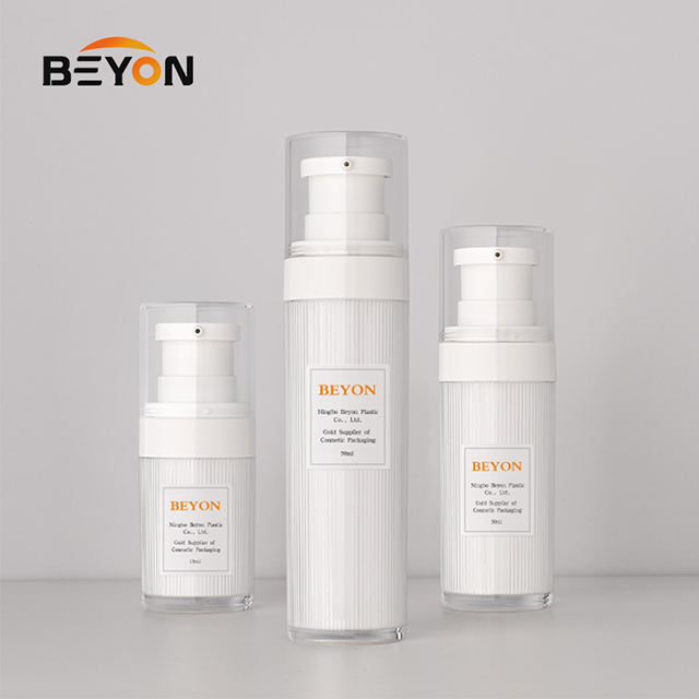 Luxury Skin Care Bottles Twist Airless Pump Bottle 15ml 30ml 50ml Acrylic Airless Pump Bottle for Cosmetic Lotion Cream