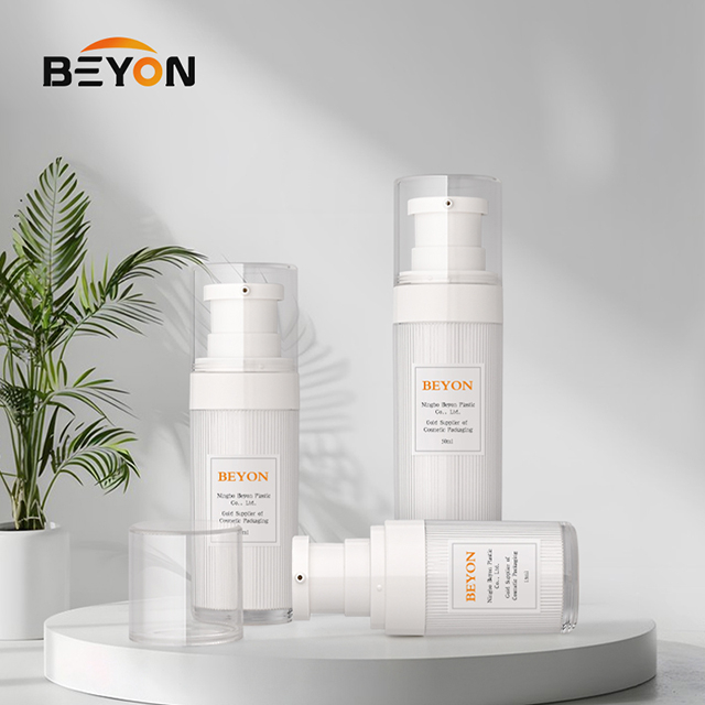 Luxury Skin Care Bottles Twist Airless Pump Bottle 15ml 30ml 50ml Acrylic Airless Pump Bottle for Cosmetic Lotion Cream