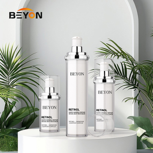 Custom logo AS PP Luxury Cosmetic Shampoo Sunscreen Body Care Lotion 15ml 30ml 50ml Airless Serum Pump Bottle